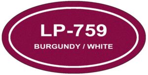 Burgundy / White