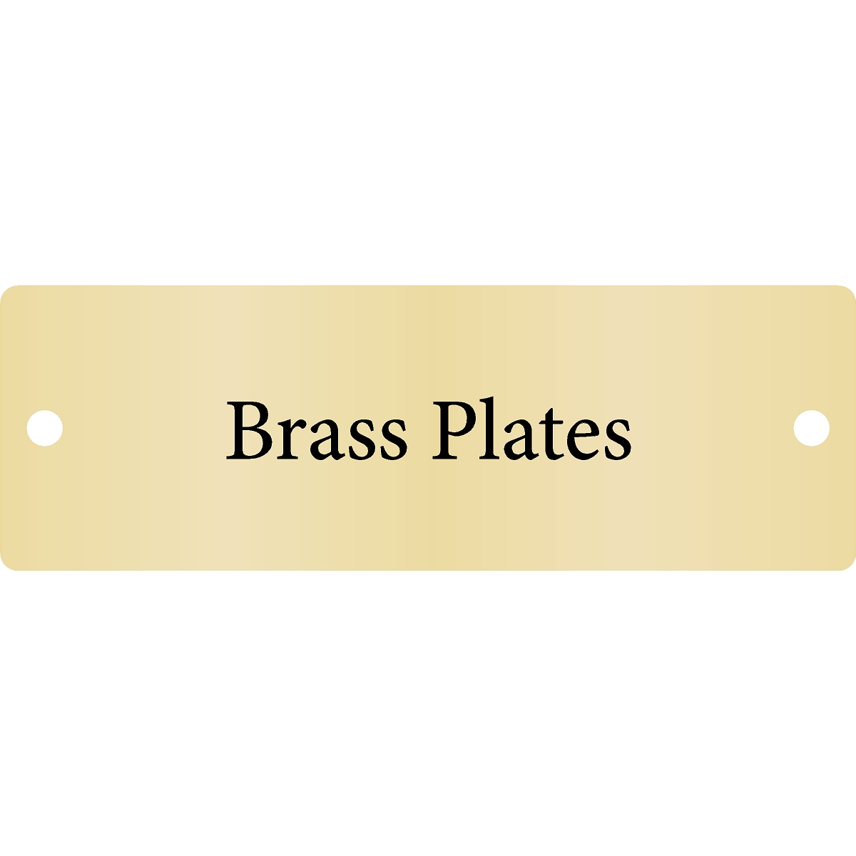 Custom Brass Plate – Saymore Trophy Company